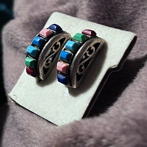Multicolor Geometric Earrings